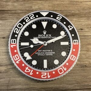 Black and Red Wall Clock